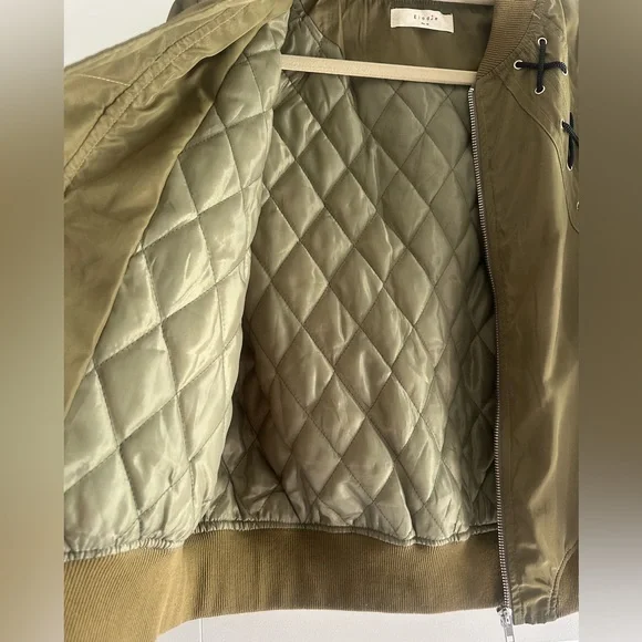 Elodie Cross Stitch Lightweight Bomber Jacket - Picture 10 of 15